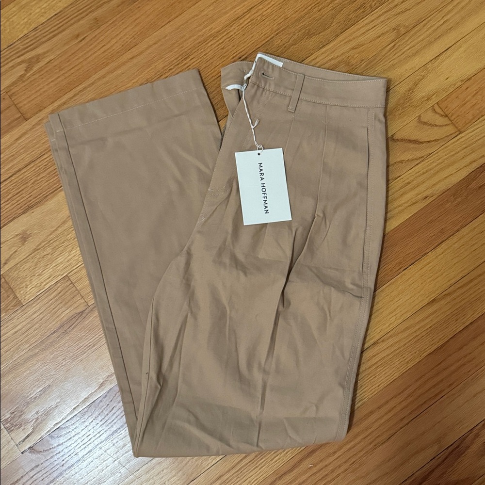 Mara Hoffman MONTE Camel Trousers